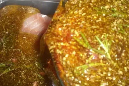 Запечёное маринованое филе морской рыбы: шаг 3