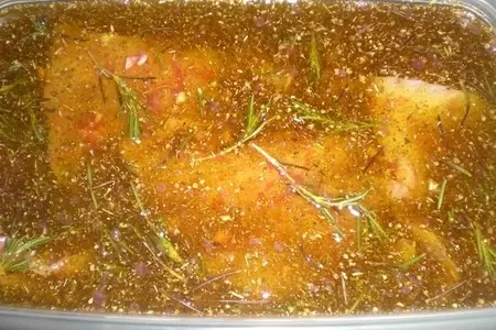 Запечёное маринованое филе морской рыбы: шаг 4