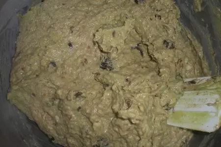 Авокадно- банановые маффины с черносливом и миндалём.: шаг 13