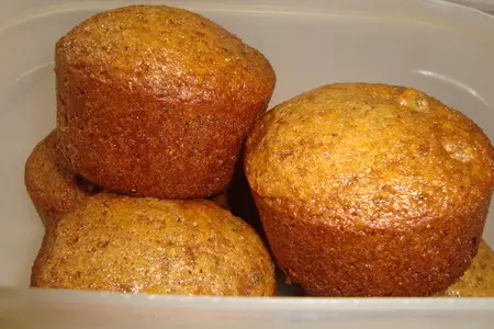 Медовые кексики с цукатами и орехами: шаг 4
