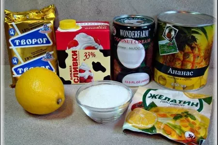 Бисквитный рулет с кокосовым кремом и кусочками ананаса "нежность": шаг 8