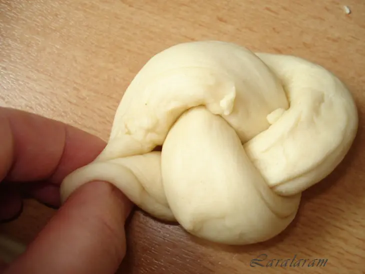 Японские булочки по методу заварки теста "65°-цельсия"  (water-roux sweet bun dough): шаг 7
