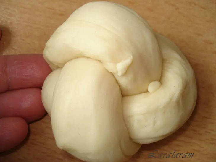 Японские булочки по методу заварки теста "65°-цельсия"  (water-roux sweet bun dough): шаг 8