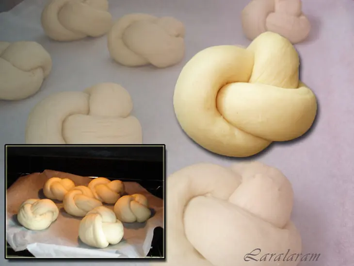 Японские булочки по методу заварки теста "65°-цельсия"  (water-roux sweet bun dough): шаг 10