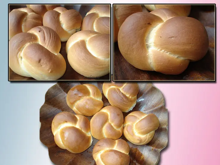 Японские булочки по методу заварки теста "65°-цельсия"  (water-roux sweet bun dough): шаг 11