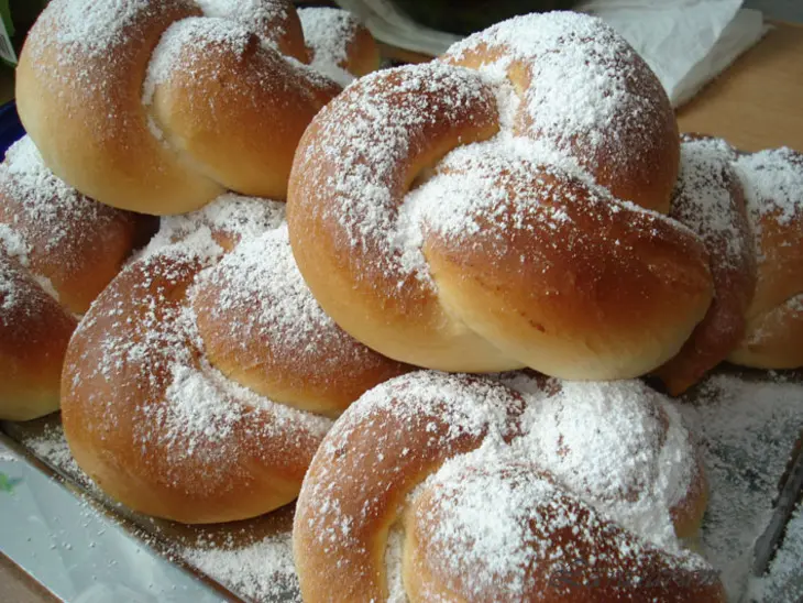 Японские булочки по методу заварки теста "65°-цельсия"  (water-roux sweet bun dough): шаг 13