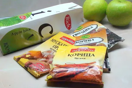 Яблочный сок с пряностями «до 18-ти и старше!»: шаг 1
