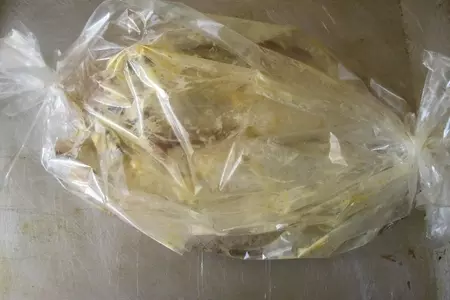 Диетическая рыбка в рукаве: шаг 1