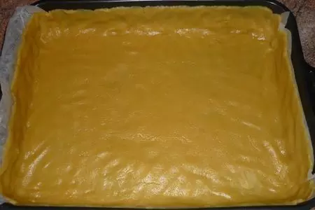 Совсем негламурный, но очень вкусный песочно-творожный пирог: шаг 1