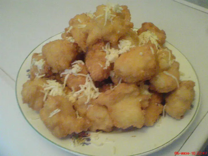 Пончики из заварного теста с сыром: шаг 7