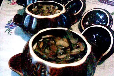 Вареники с картошкой в горшочках с грибным бульоном (постные и непостные): шаг 2