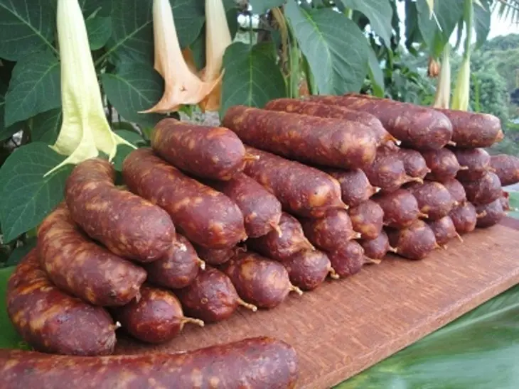 Колбаса копчёная: шаг 7