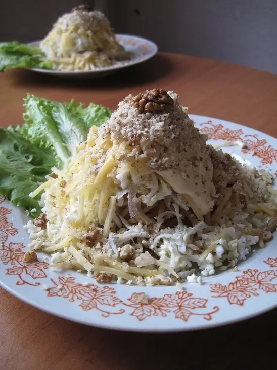 Королевский салат: шаг 1