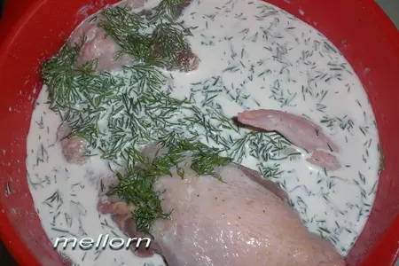 Курочка под сливками с картофелем и цветной капустой: шаг 1