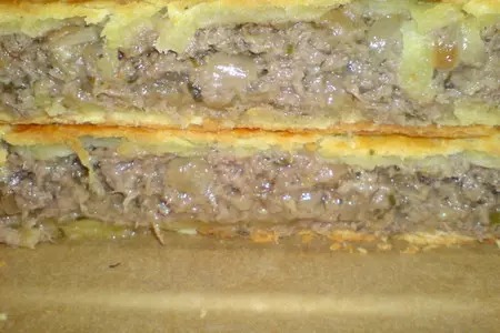Пирог с  говядиной и луком: шаг 9