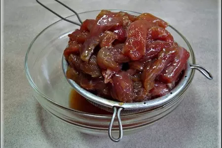 Говядина с яичными кружевами.: шаг 7
