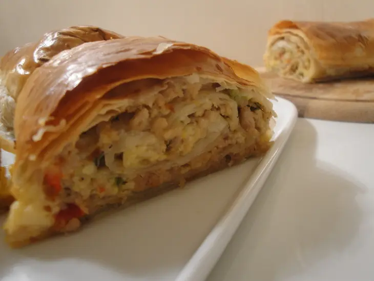 Мясной штрудель: шаг 5