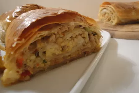Мясной штрудель: шаг 5