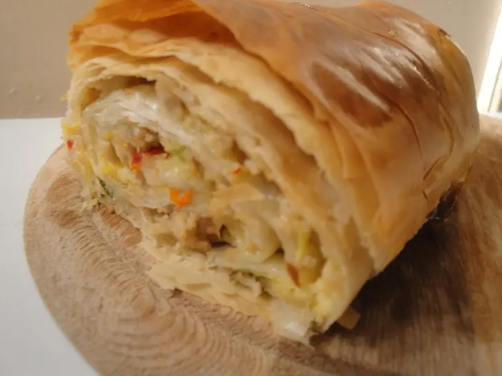 Мясной штрудель: шаг 6