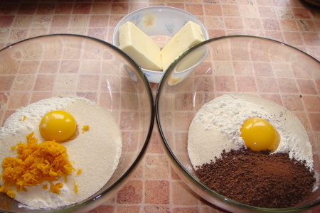 Шоколадно-апельсиновое печенье (очень простое): шаг 2