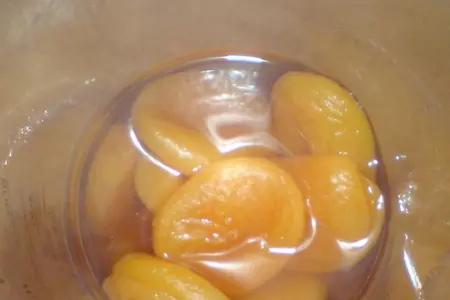 Десерт из кураги с коньяком и со сливками: шаг 1