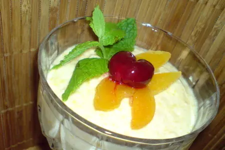 Десерт из кураги с коньяком и со сливками: шаг 6