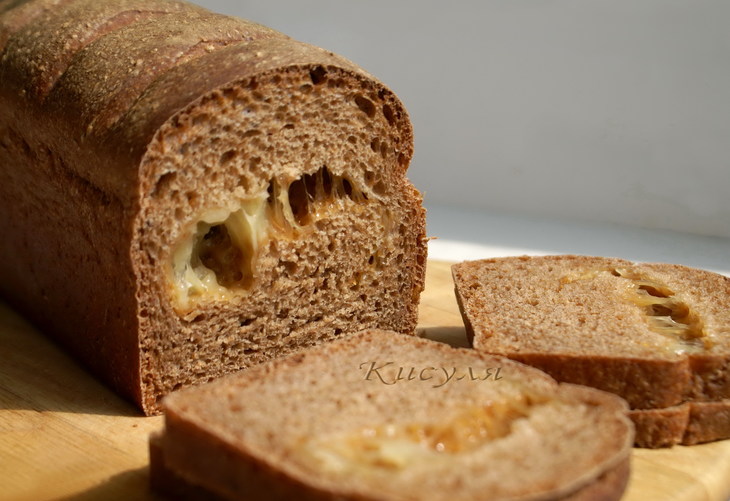 Хлеб кукурузный с сыром (закваска на основе индийского морского риса): шаг 12