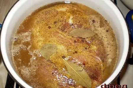 Мясо в луковой шубке: шаг 2