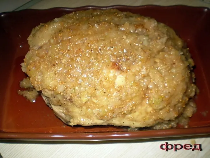 Мясо в луковой шубке: шаг 5