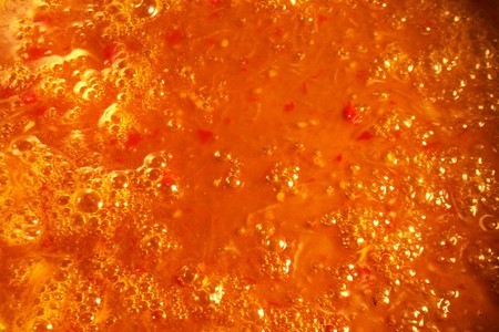 Креветки  в сладко остром  апельсиновом сиропе.: шаг 6