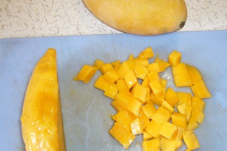 Мороженое с питахайей и манго: шаг 1