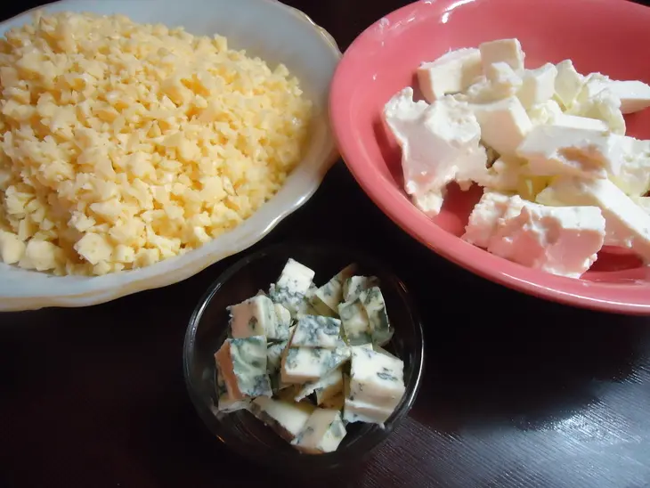 Кутабы "скоростные" с мясом и сыром!!!))): шаг 3