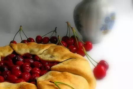 Галета с черешней.: шаг 9