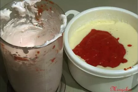 Кокосово-клубничное мороженое: шаг 5