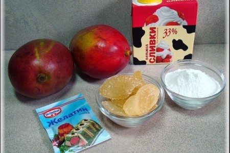 Профитроли с манговым кремом и шоколадом "три имбирьки" приготовленные для дуэли с моей любимкой.: шаг 8