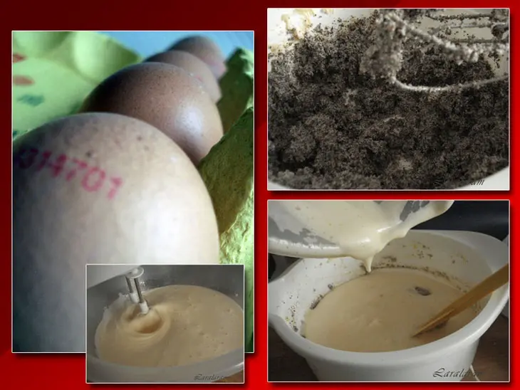 Пирожные ароматные "аморальное предложение от месье  massepain amandes de pavot": шаг 4