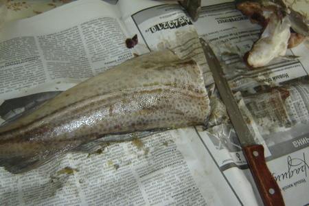 Маринованая рыбка на мангале: шаг 1