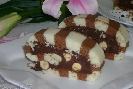 Рулет с фундуком: шаг 6