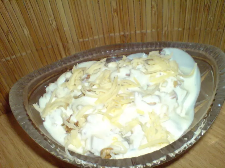 Салат-коктейль "pina colada": шаг 5