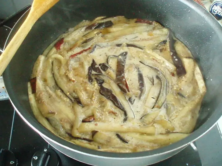 Brinjal dahi или баклажаны , как их едят в индии: шаг 7