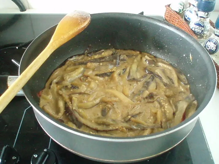 Brinjal dahi или баклажаны , как их едят в индии: шаг 8