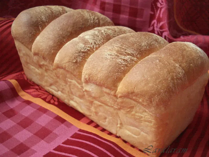 Хлеб тостовый "облачко"  // cream cheese bread: шаг 1