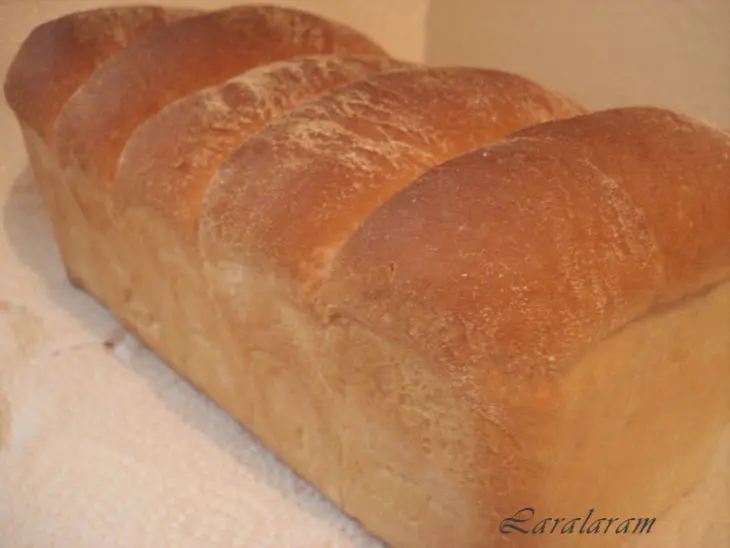 Хлеб тостовый "облачко"  // cream cheese bread: шаг 12