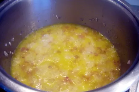 Ризотто с кофейными помидорами и жаренными мидиями: шаг 6