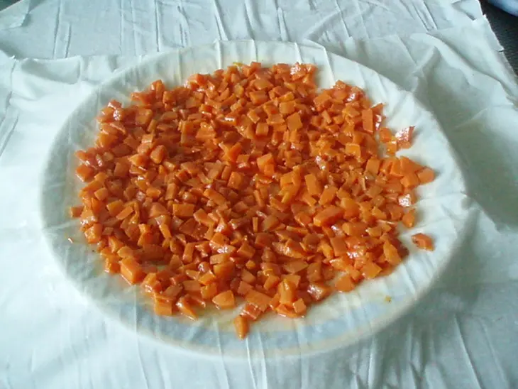 B'stilla - марокканский пирог с курицей: шаг 11