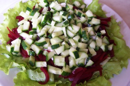 Салат из маринованной свеклы: шаг 3