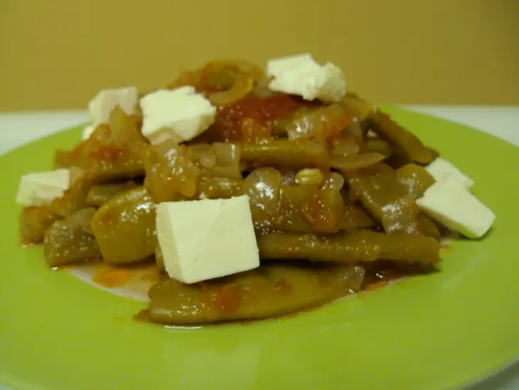 Зеленая фасоль, тушеная с помидорами: шаг 4