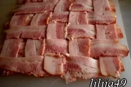 Мясной рулет в беконе: шаг 1