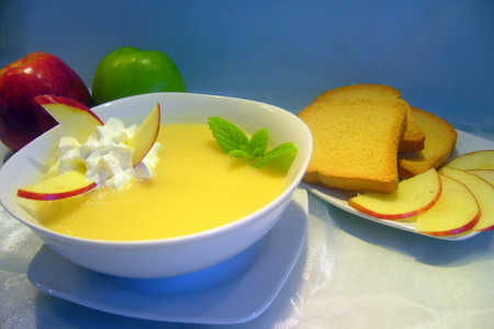 Бархатный холодный яблочный суп: шаг 6