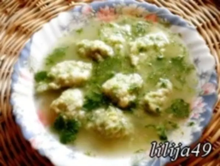 Суп с галушками из кабачка: шаг 1